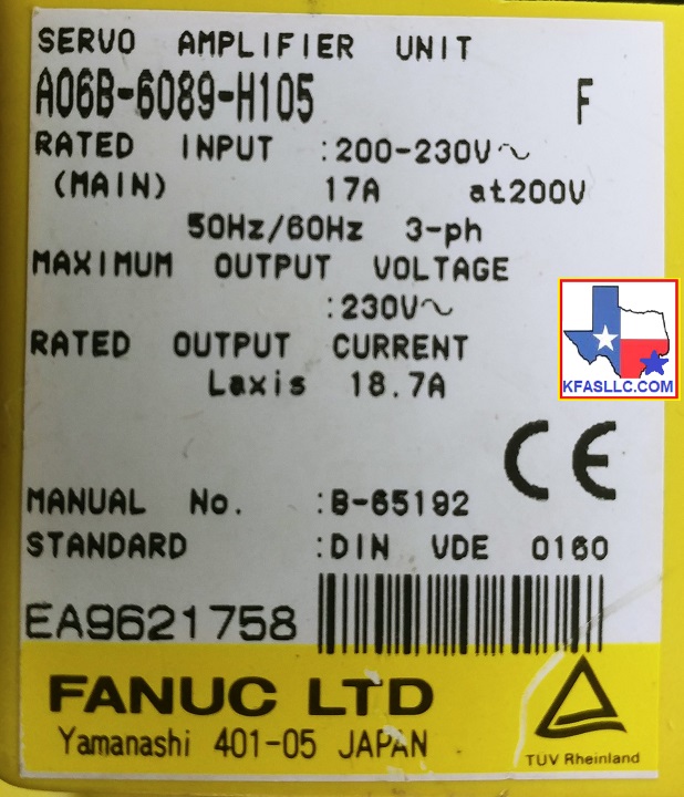 A06B-6089-H105 EA9621758